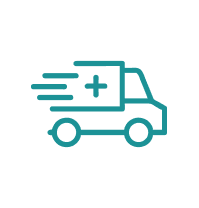 Delivery van icon representing pre-activated device delivery for RPM setup