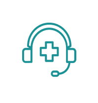 Doctor group icon indicating staff account creation and patient onboarding