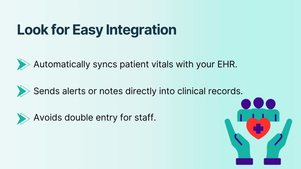 EHR integration to RPM Platform
