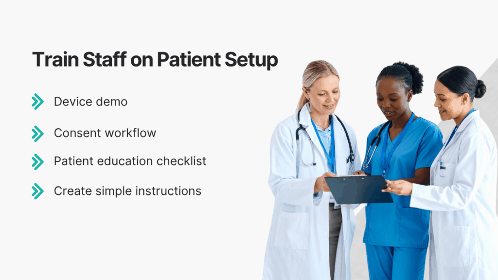 Train Staff on Patient Setup (How to Train Your Staff for RPM Success)